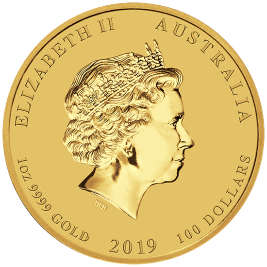 Picture of 2019 1oz 24k Gold Australian 'Year Of The Pig'
