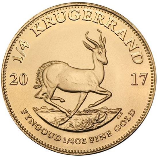 Picture of 1/4oz 22k Gold South African Krugerrand - Varied Years