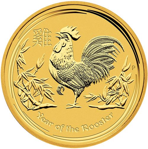 Picture of 2017 1oz 24k Gold Australian 'Year Of The Rooster'
