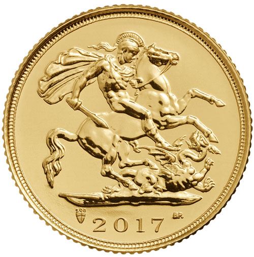 Picture of 22k Gold UK 1/2 Sovereign - Varied Years