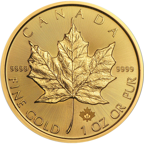 Picture of 1oz 24k Gold Canadian Maple Leaf - Varied Years