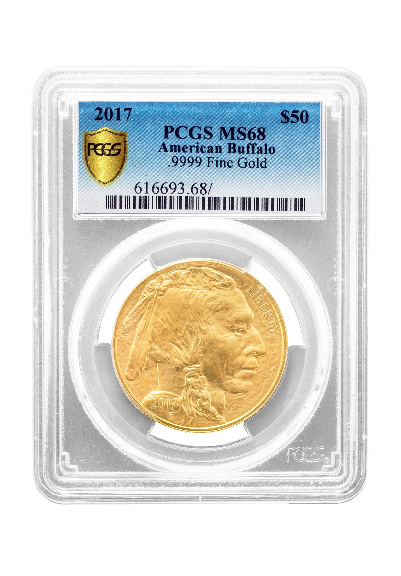 Picture of PCGS 2017 1oz Gold American Buffalo MS68