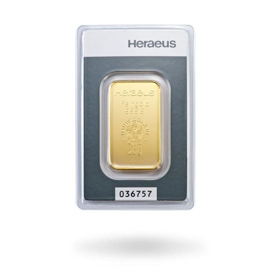 Picture of Heraeus 20g Gold Bar