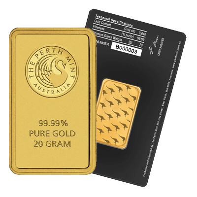 Picture of Perth Mint 20g Gold Bar