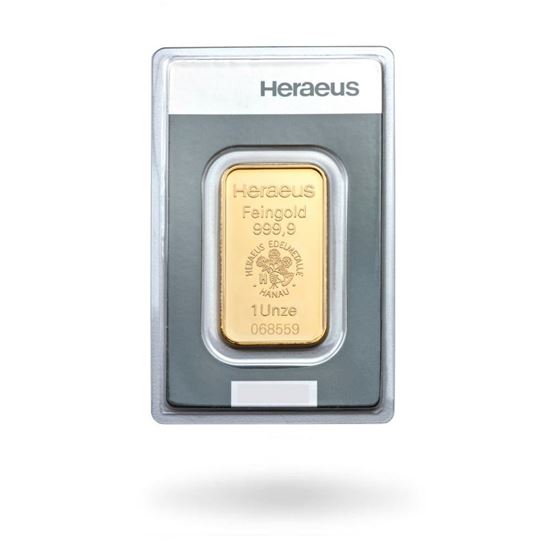 Picture of Heraeus 1oz Gold Bar