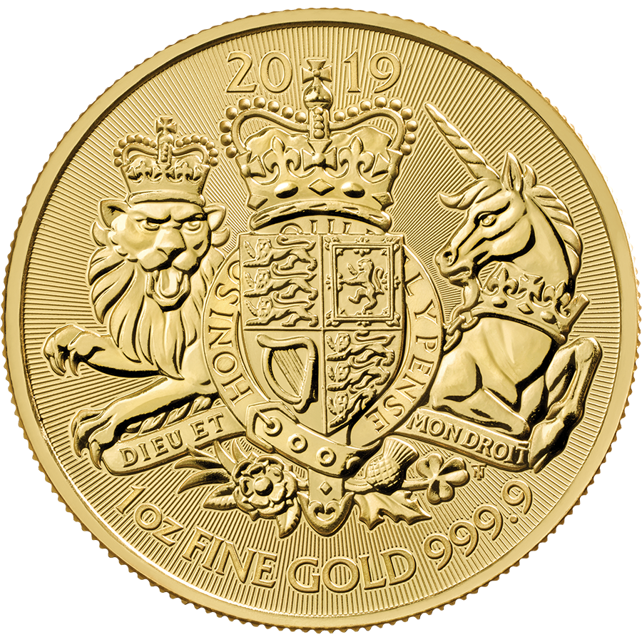 Picture of 2019 1oz 24k Gold UK Coat of Arms