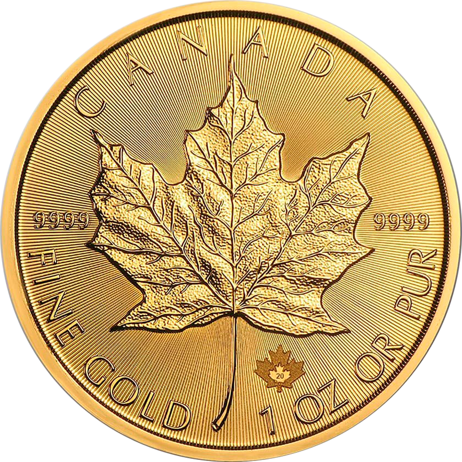 Picture of 2020 1oz 24k Gold Canadian Maple Leaf