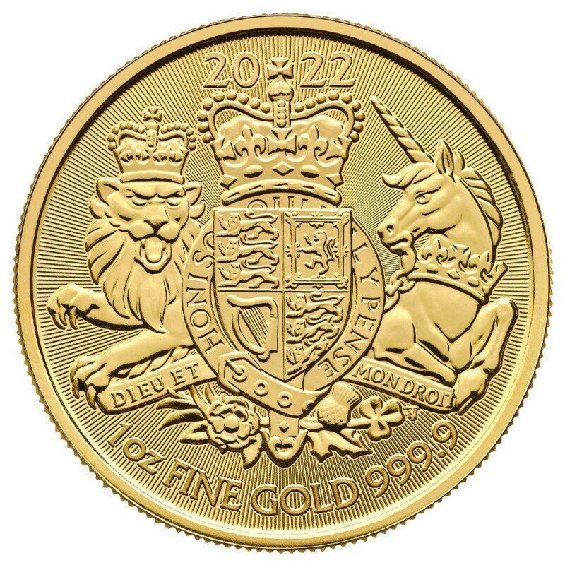 Picture of 2022 1oz 24k Gold UK Coat of Arms