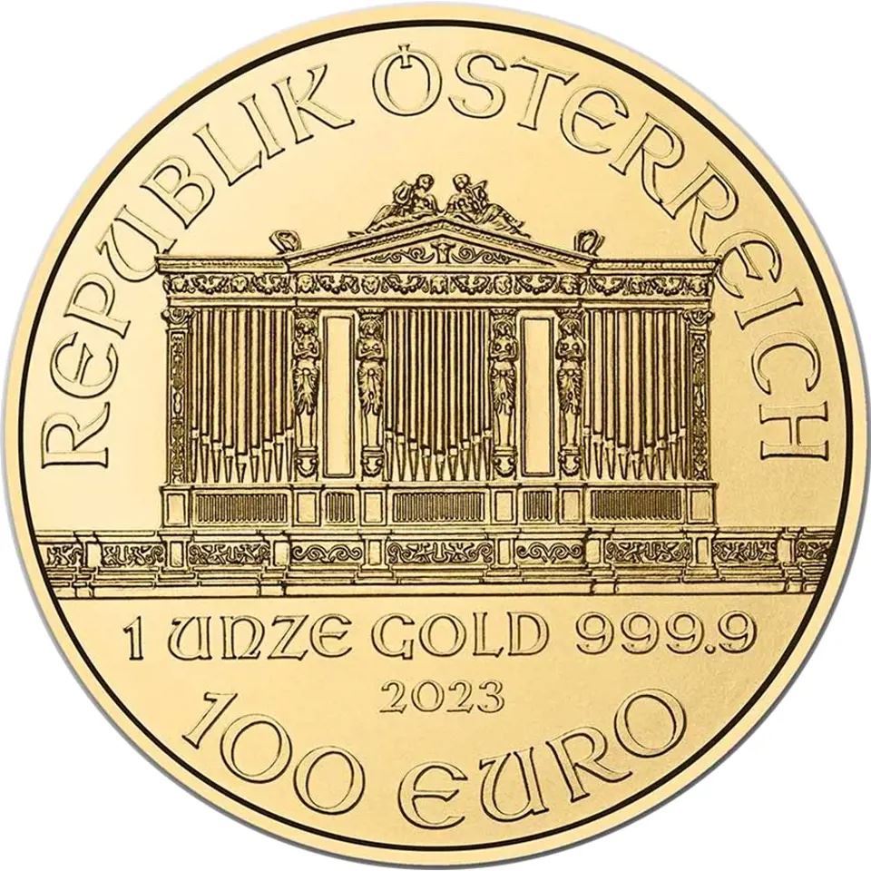 Picture of 2023 1oz 24k Gold Austrian Philharmonic