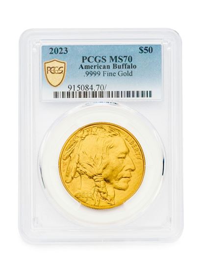 Picture of PCGS 2023 1oz Gold American Buffalo MS70