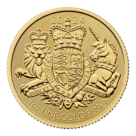Picture of 2024 1oz UK Royal Coat of Arms Gold Coin